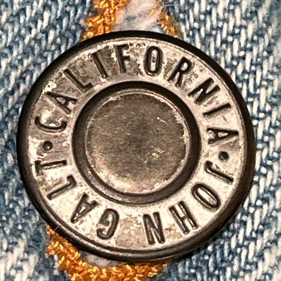 John Galt California Blue Jean Button Denim Jacket - Picture 6 of 7